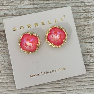 Sorelli “Island Sun” Pink Gold Earrings